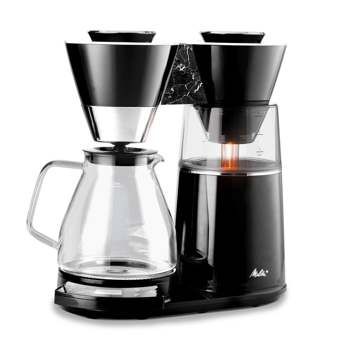 Vision Machine à café goutte-à-goutte Luxe 12 tasses avec tableau de bord rotatif