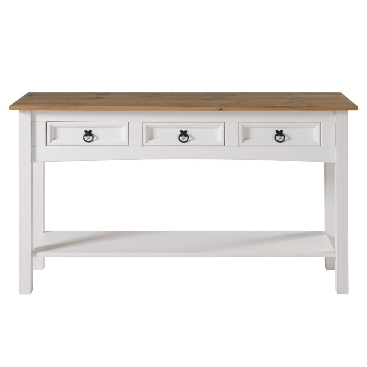 Console d'entrée en bois avec 3 tiroirs Corona | Furniture Dash - N/A