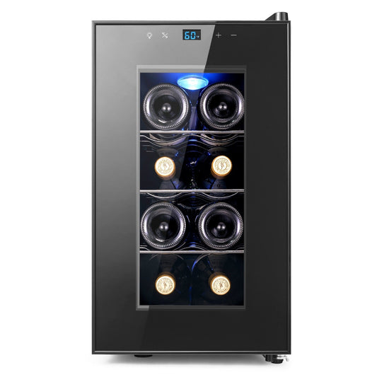 Réfrigérateur à vin Yeego pour 8 bouteilles - Mini refroidisseur