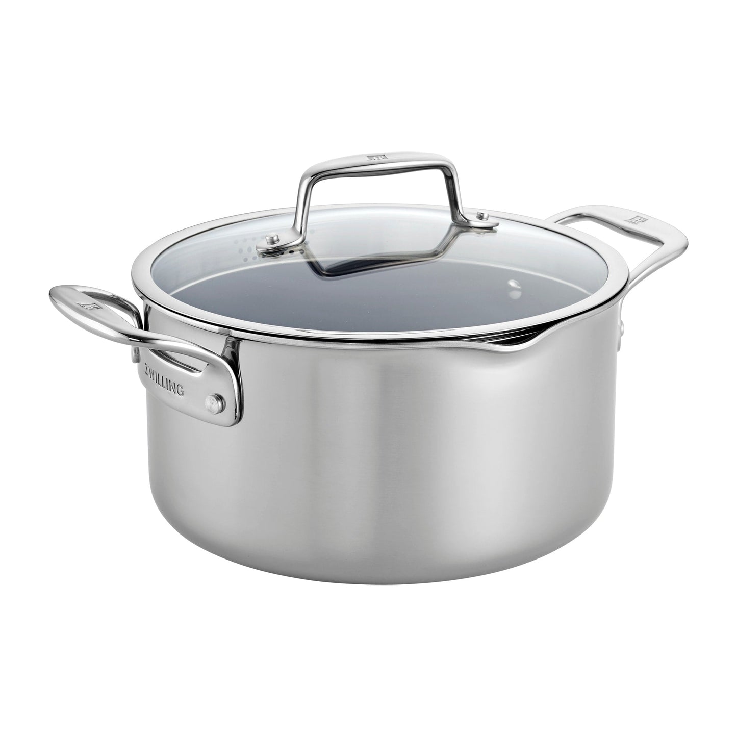 Pochette de cuisson ZWILLING Clad CFX en acier inoxydable et céramique antiadhésive de 6 quarts