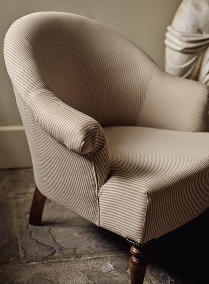 Fauteuil Clandon, velours sauge