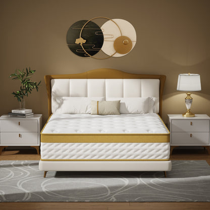 Matelas hybride à ressorts et mousse à mémoire de forme de 10 pouces