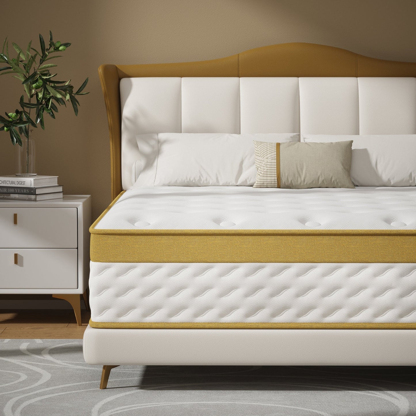 Matelas hybride à ressorts et mousse à mémoire de forme de 10 pouces