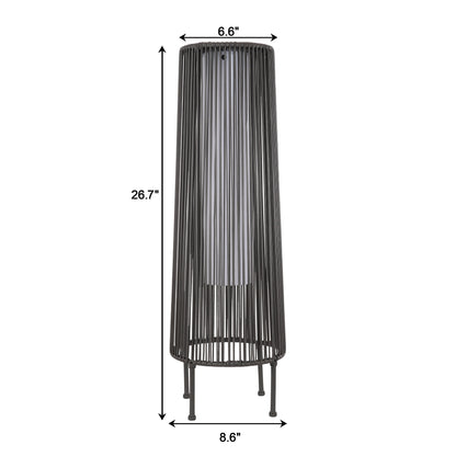 2 Pack Outdoor Solar Light Floor Lamps