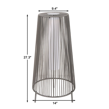 2 Pack Outdoor Solar Light Floor Lamps