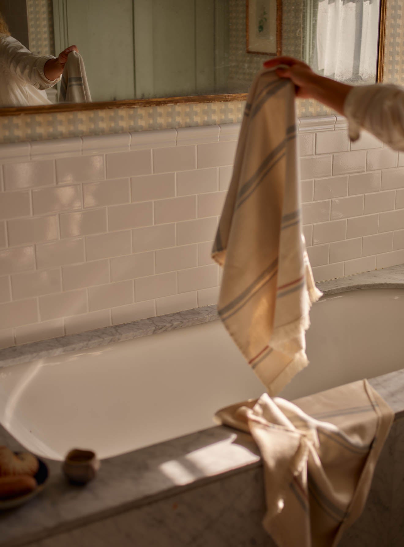 Serviette de toilette en coton Heritage