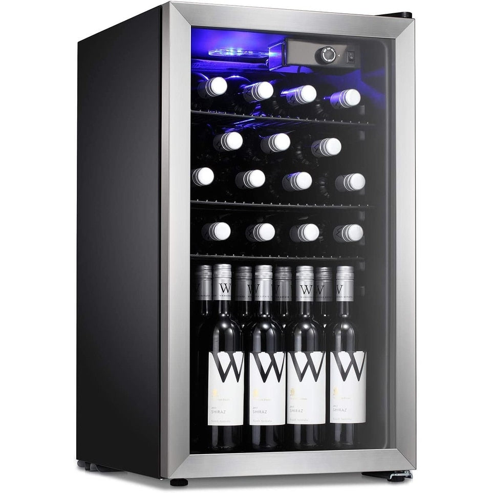 Cave à vin/réfrigérateur à boissons/mini-réfrigérateur pour 26 bouteilles - 44,5 x 49 x 79 cm (17,52 x 19,29 x 31,18 pouces)
