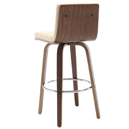 Tabourets de bar/hauts-sièges pivotants en simili cuir 26/29, lot de 2/3