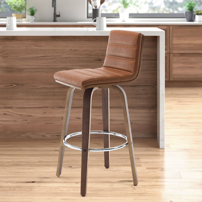 Tabourets de bar/hauts-sièges pivotants en simili cuir 26/29, lot de 2/3