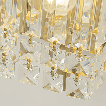 Éclairage de salle de bain moderne et glamour à 3 lumières, applique murale en cristal pour miroir
