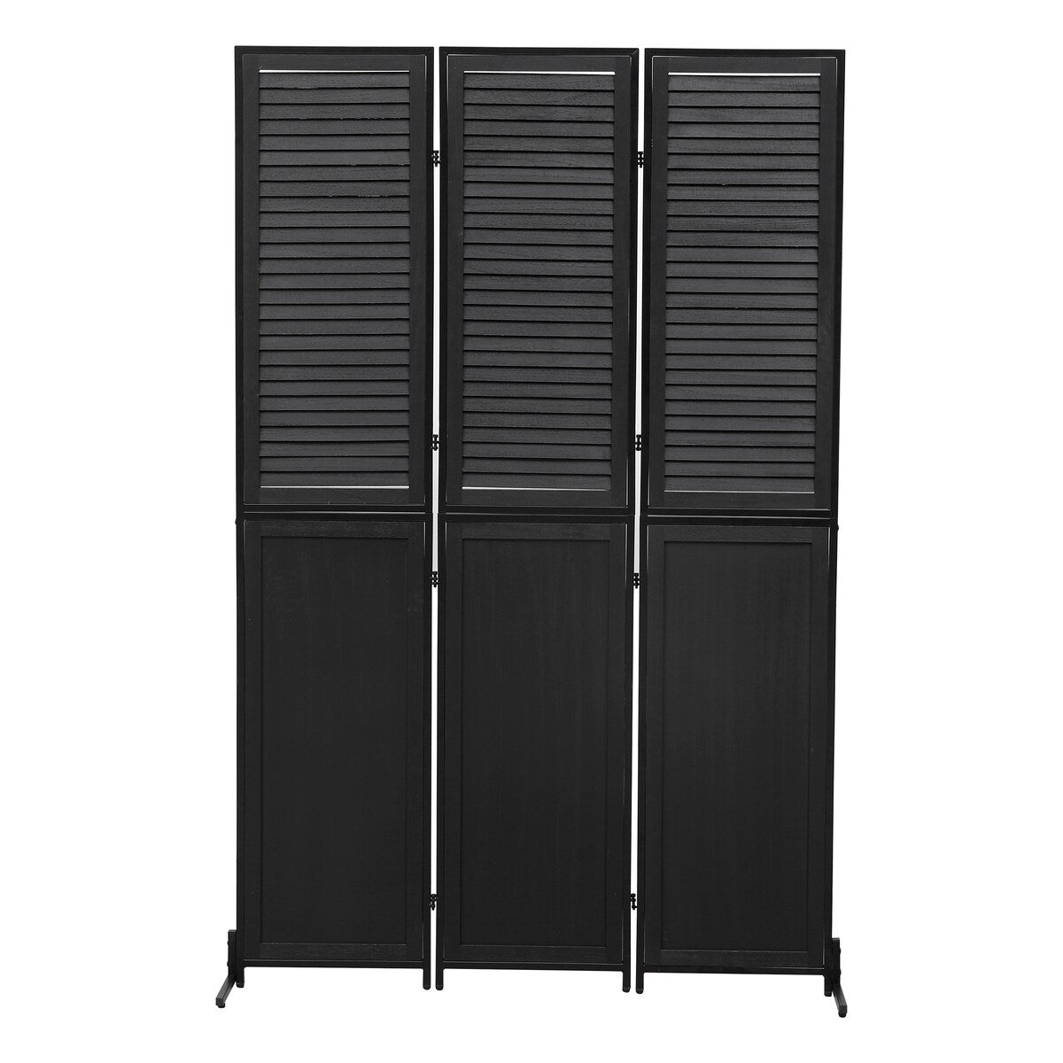 Écrans de séparation de pièce à 3 panneaux et pare-écran pliable en bois naturel, cloisons de séparation de pièce de 1,80 m pour séparer les pièces.