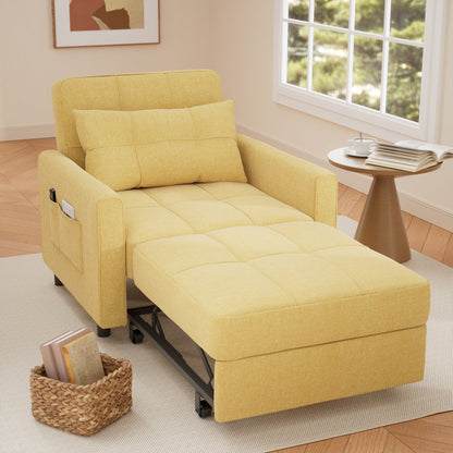 Canapé-lit convertible 3-en-1, canapé-lit escamotable, lit pliant convertible pour salon.