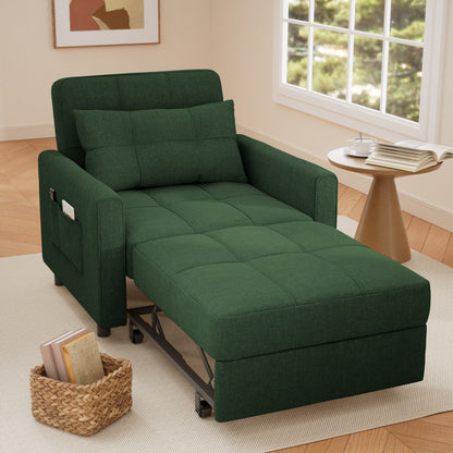 Canapé-lit convertible 3-en-1, canapé-lit escamotable, lit pliant convertible pour salon.