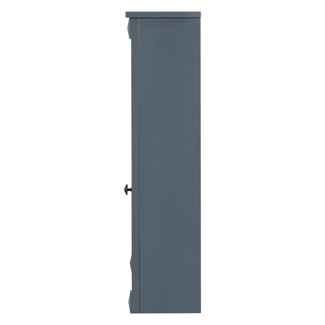 Meuble-lavabo moderne de 91 cm (36 pouces) pour salle de bain avec lavabo intégré et armoire à miroir, 2 portes et 2 tiroirs.