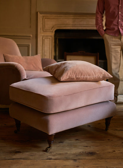 Repose-pieds Abington, laine naturelle