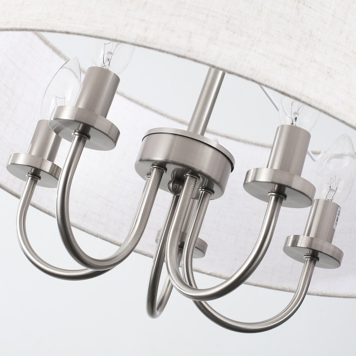 Suspension moderne à 5 lumières, à fixer au plafond, pour salle à manger, chambres à coucher et salon - N/A
