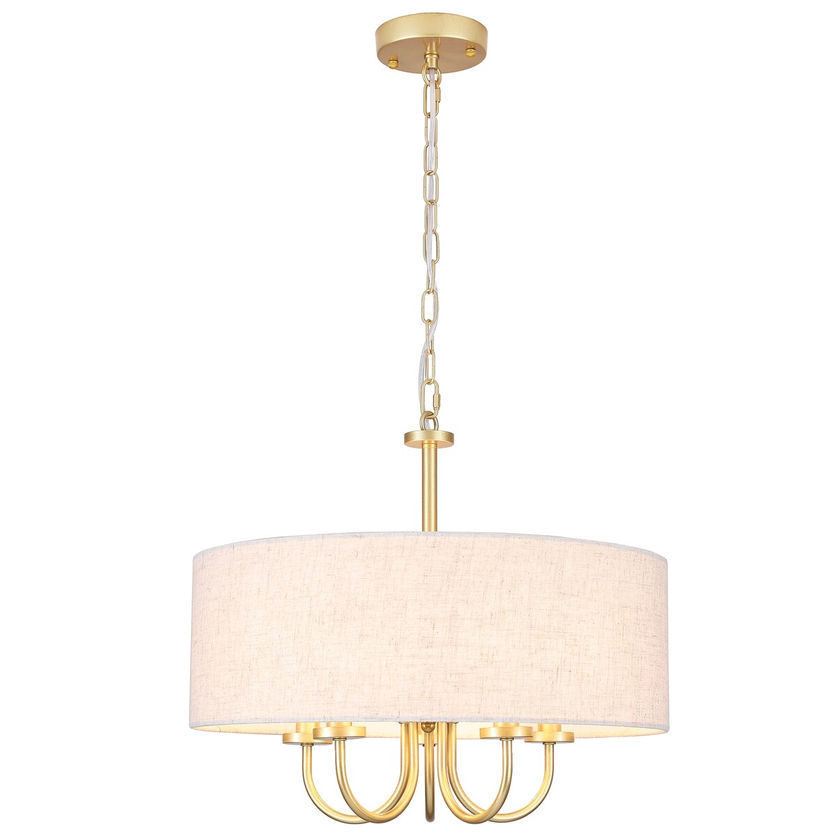 Suspension moderne à 5 lumières, à fixer au plafond, pour salle à manger, chambres à coucher et salon - N/A
