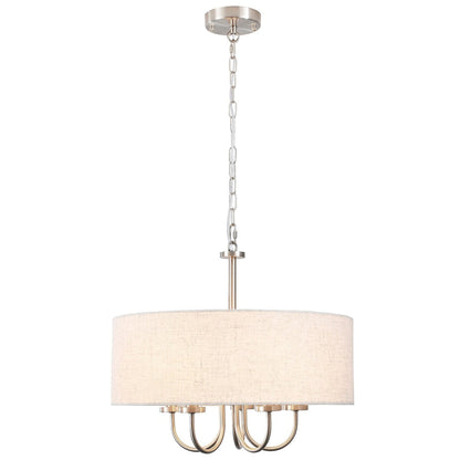 Suspension moderne à 5 lumières, à fixer au plafond, pour salle à manger, chambres à coucher et salon - N/A