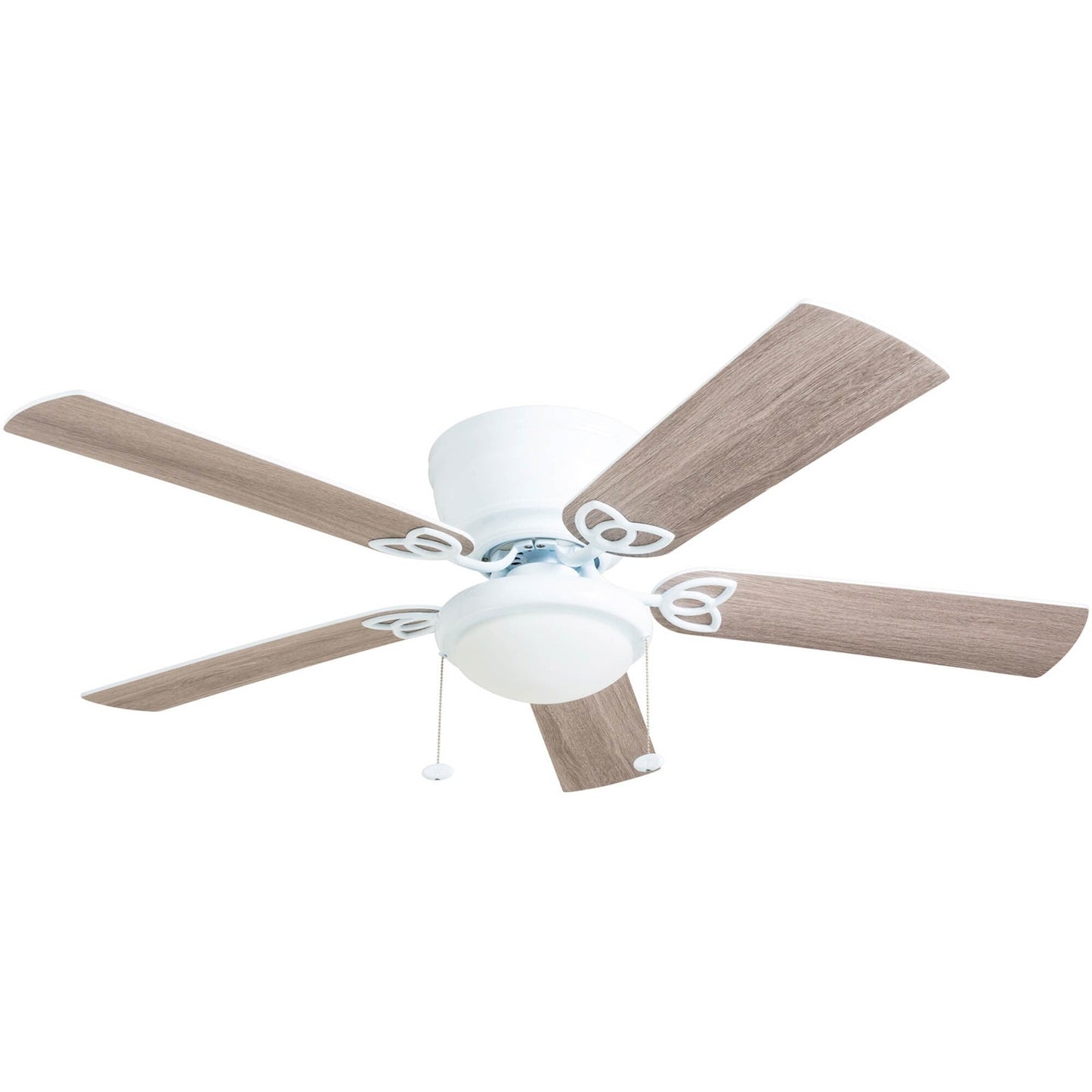 52 Prominence Home Benton Traditional Indoor LED Ceiling Fan with Light, Pull Chains