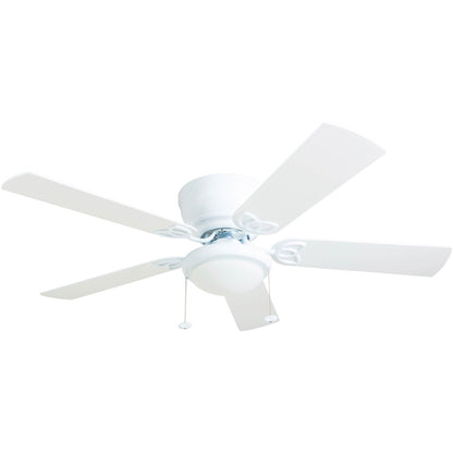 52 Prominence Home Benton Traditional Indoor LED Ceiling Fan with Light, Pull Chains