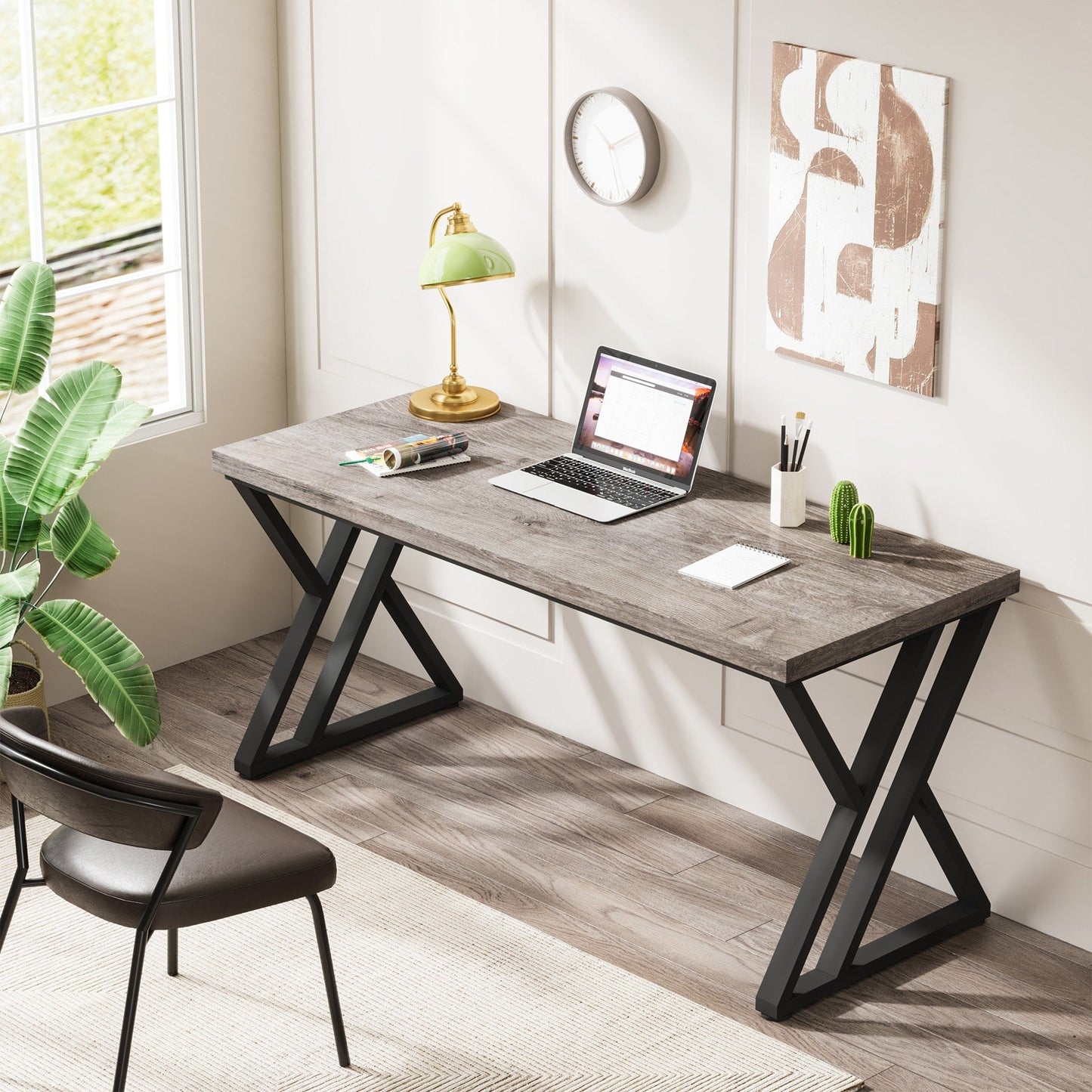 Bureau d'ordinateur robuste 55, bureau de bureau
