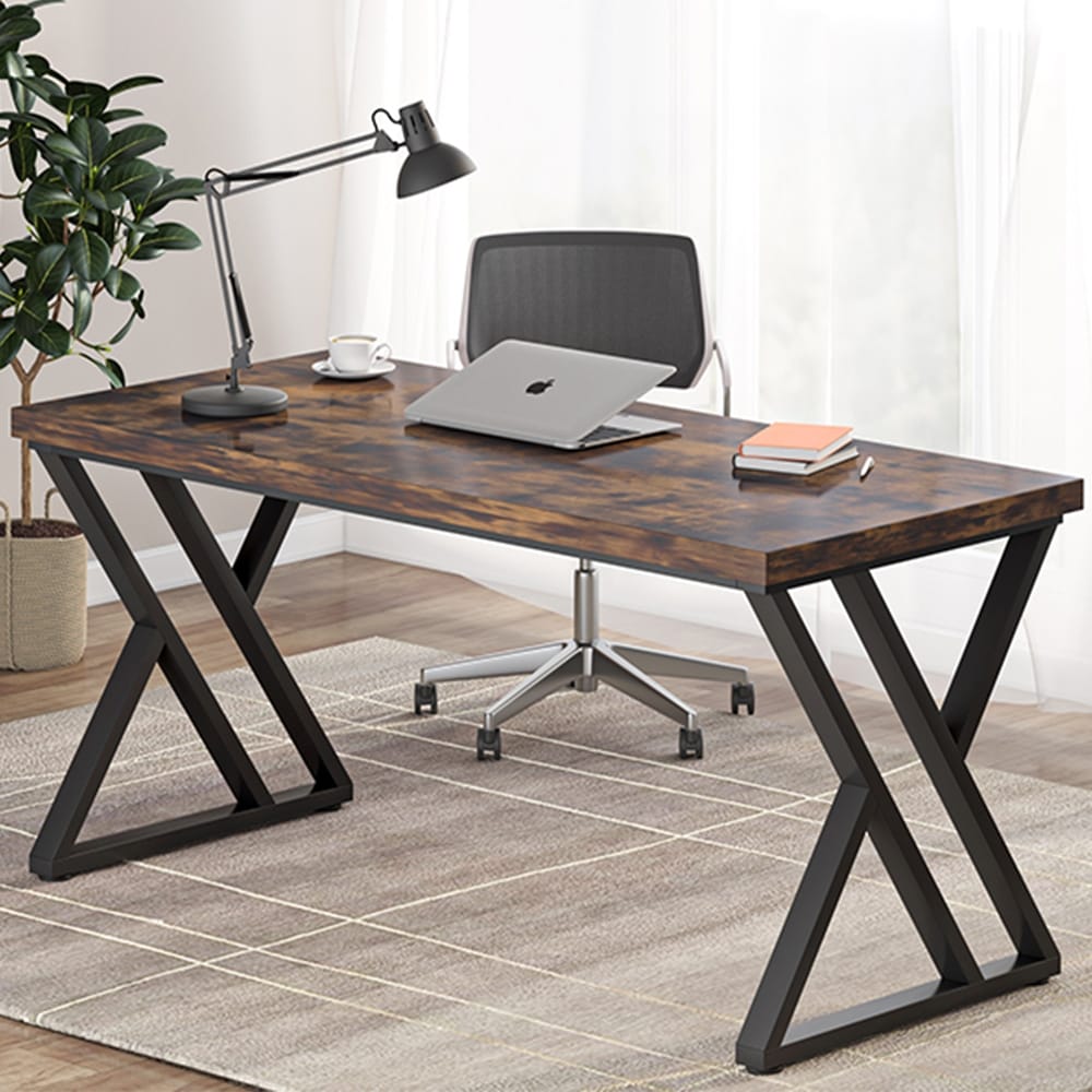 Bureau d'ordinateur robuste 55, bureau de bureau