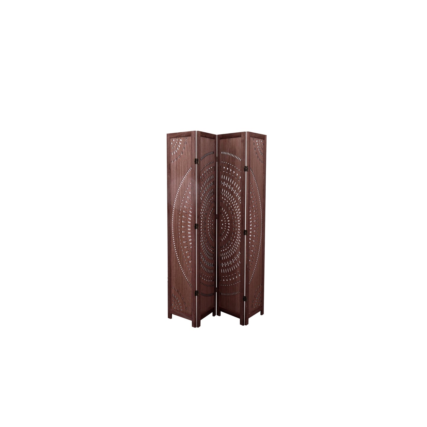 Paravent pliable en bois massif de 165 cm de hauteur