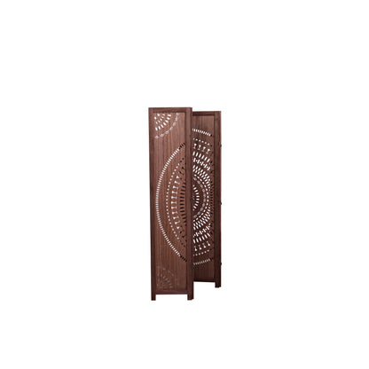 Paravent pliable en bois massif de 165 cm de hauteur