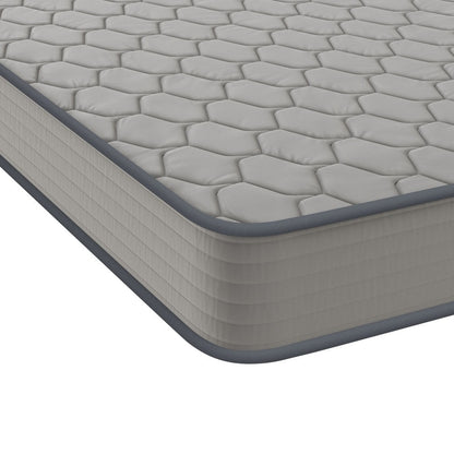 Matelas hybride à ressorts ensachés à revêtement semi-ferme
