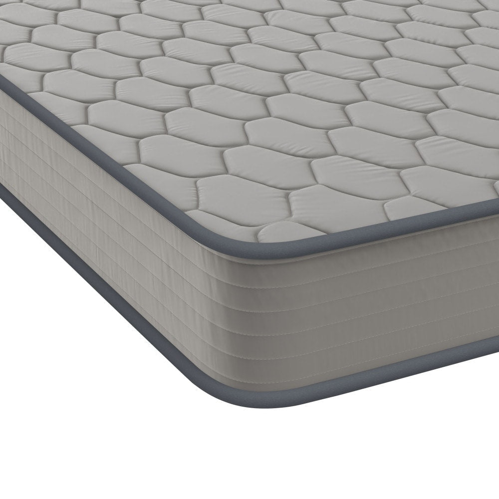 Matelas hybride à ressorts ensachés à revêtement semi-ferme