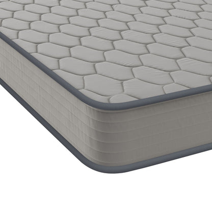 Matelas hybride à ressorts ensachés à revêtement semi-ferme
