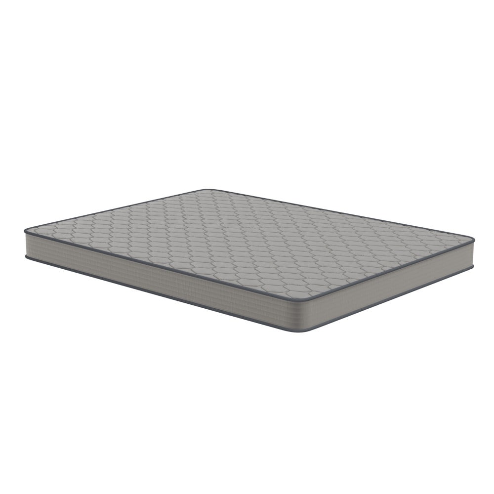 Matelas hybride à ressorts ensachés à revêtement semi-ferme