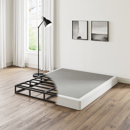 FSCHOS Sommier à ressorts métallique de 7 pouces, base de matelas basique, sans pieds.