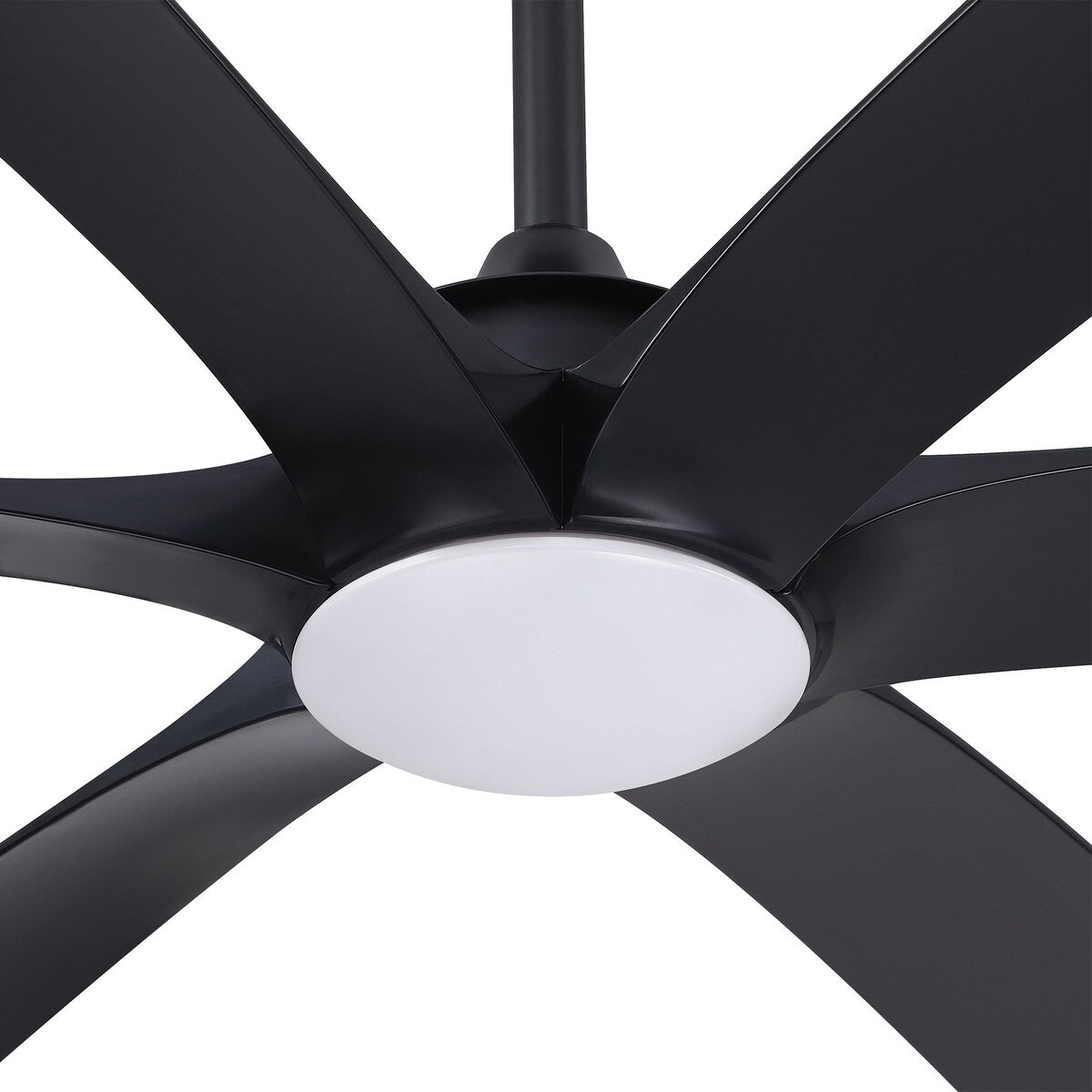 Ventilateur de plafond DC à 6 pales de 183 cm (72 pouces) en bois flotté avec éclairage et télécommande