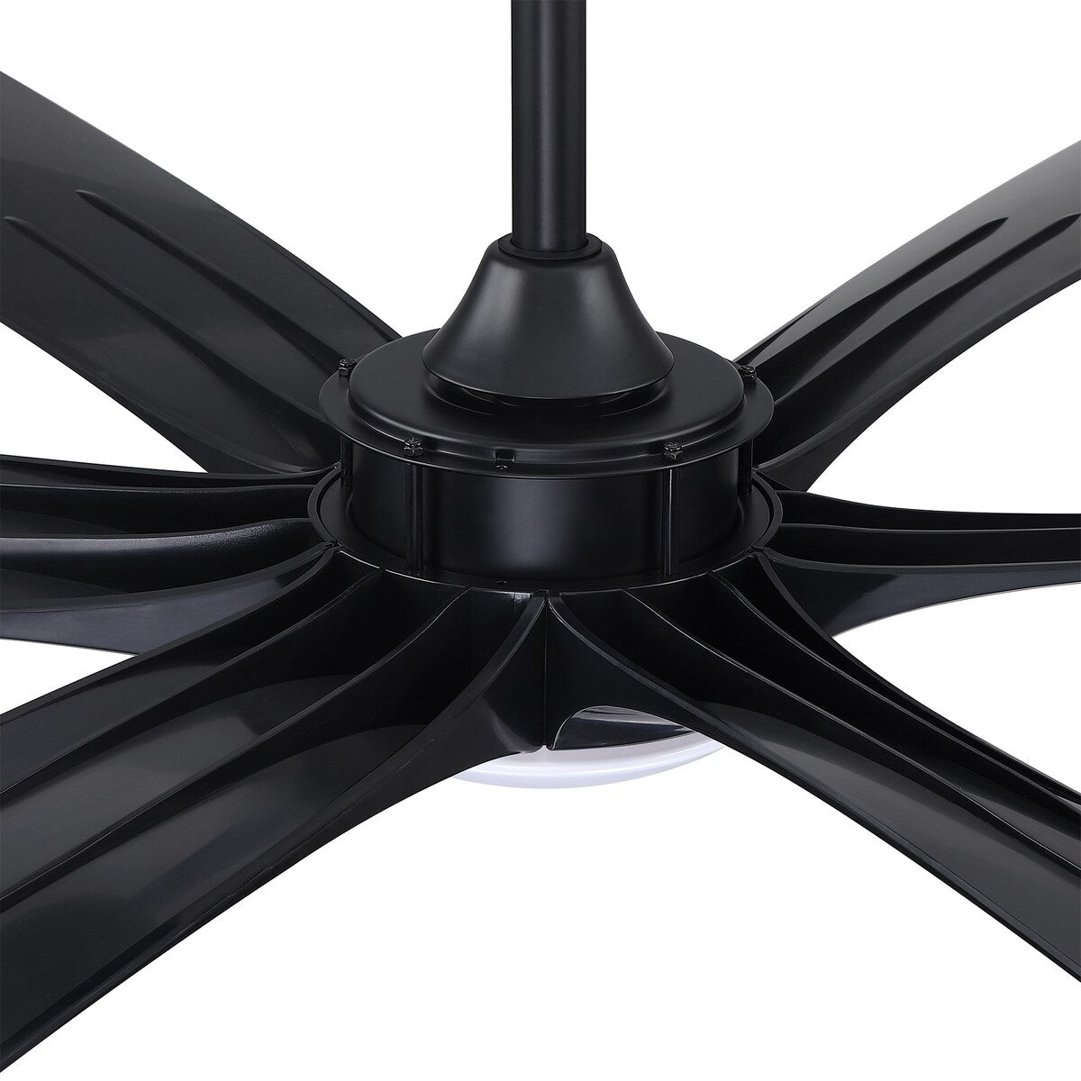 Ventilateur de plafond DC à 6 pales de 183 cm (72 pouces) en bois flotté avec éclairage et télécommande