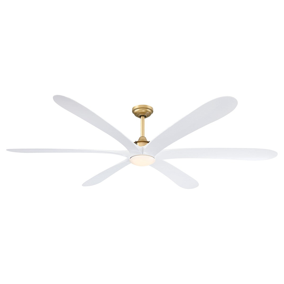 Ventilateur de plafond DC à 6 pales de 183 cm (72 pouces) en bois flotté avec éclairage et télécommande