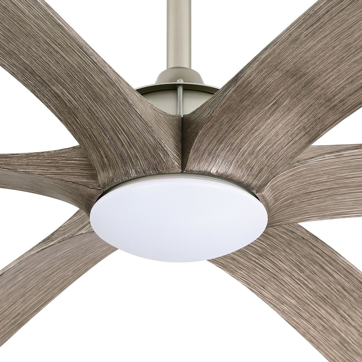Ventilateur de plafond DC à 6 pales de 183 cm (72 pouces) en bois flotté avec éclairage et télécommande