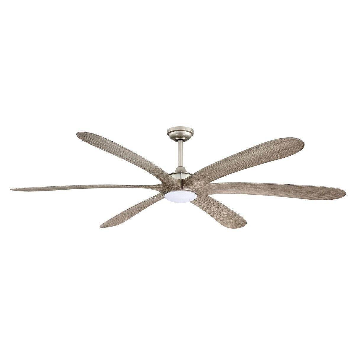 Ventilateur de plafond DC à 6 pales de 183 cm (72 pouces) en bois flotté avec éclairage et télécommande
