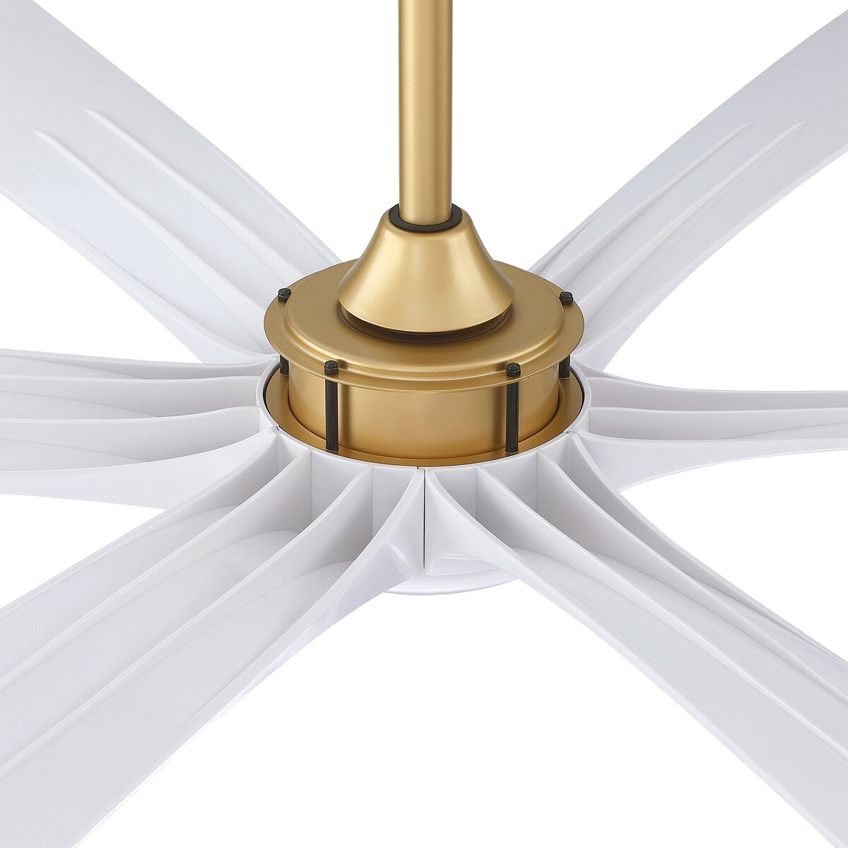 Ventilateur de plafond DC à 6 pales de 183 cm (72 pouces) en bois flotté avec éclairage et télécommande