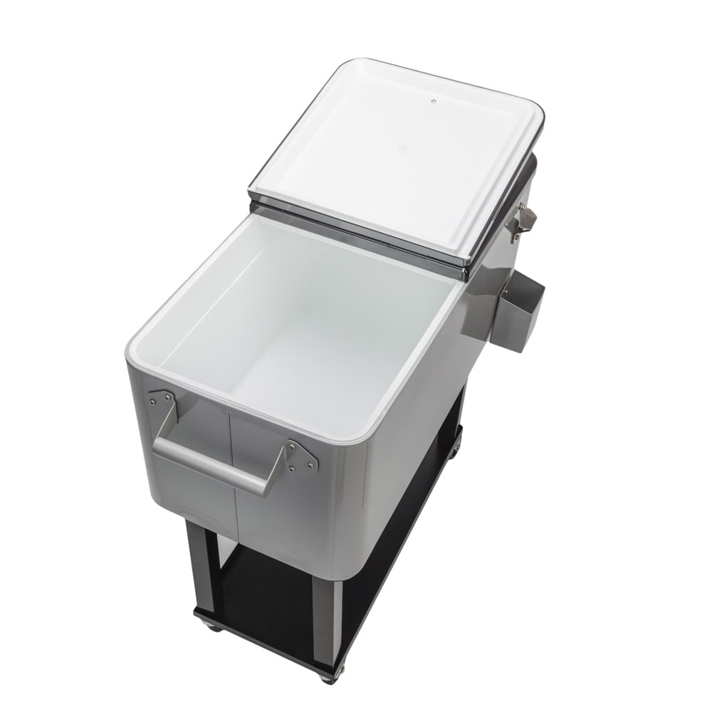 Réfrigérateur à spray en fonte de 80QT avec étagère