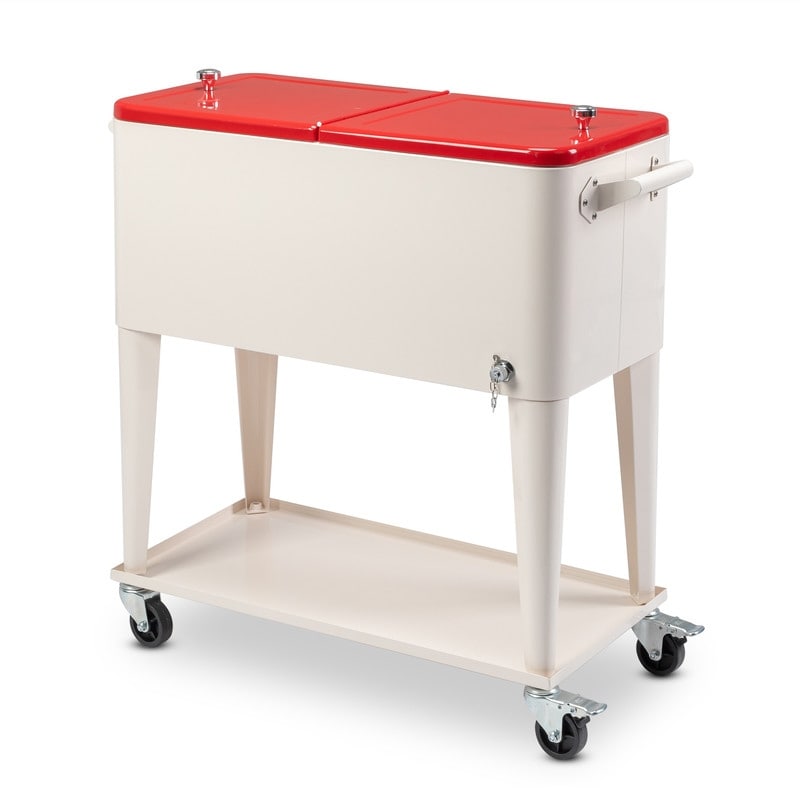 Réfrigérateur à spray en fonte de 80QT avec étagère