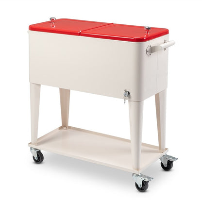 Réfrigérateur à spray en fonte de 80QT avec étagère