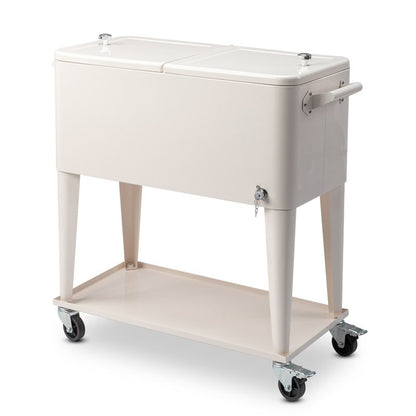 Réfrigérateur à spray en fonte de 80QT avec étagère