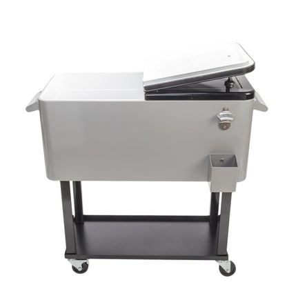 Réfrigérateur à spray en fonte de 80QT avec étagère