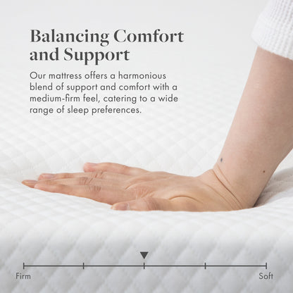 Matelas en mousse à mémoire de forme Premium Gel de 20 cm (8 pouces) de la collection SoftNest Rejuv