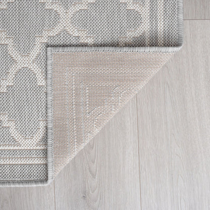 Exo Coastal Geometric Indoor/Outdoor Area Rug