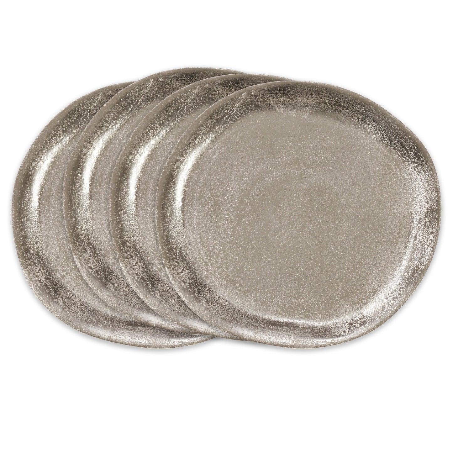 Aluminum Charger Plates (Set of 4)