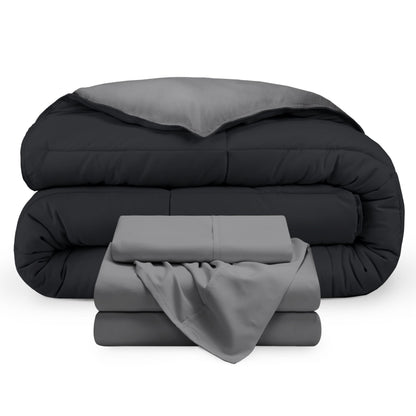 Bare Home Down Alternative Reversible Bed-in-a-Bag