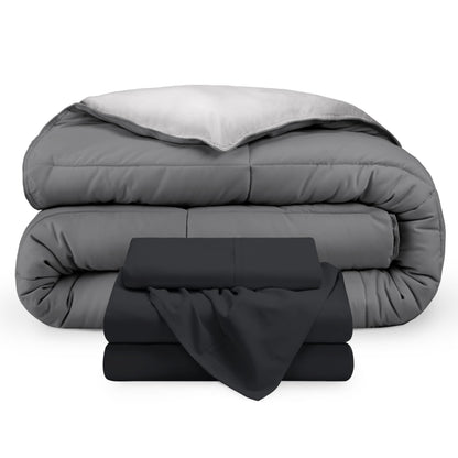 Bare Home Down Alternative Reversible Bed-in-a-Bag