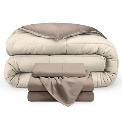 Bare Home Down Alternative Reversible Bed-in-a-Bag